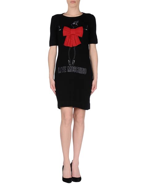 moschino black dress